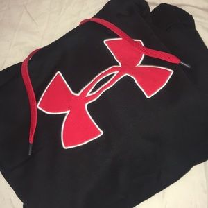 Black & Red Under Armour Hoodie